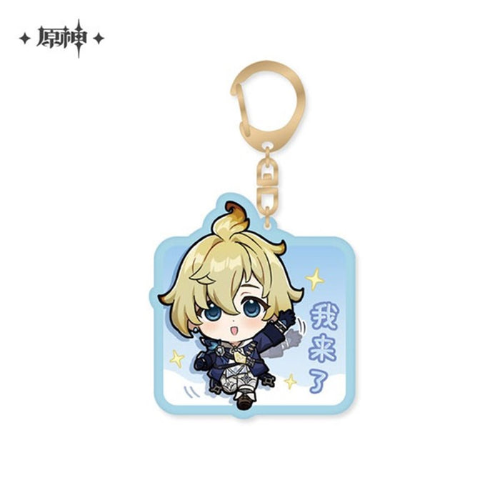 Imported goods] Harakami Deformed Stamp Series Acrylic Strap Mika / miHoYo