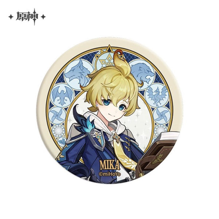 Imported goods] Harakami Mondo Castle series character badges Mika / miHoYo