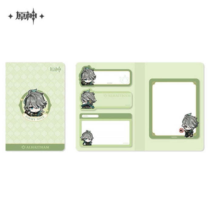 [Imported goods] Hara Shen Deformed Stamp Series Sticky Notes Set Alheisen / miHoYo