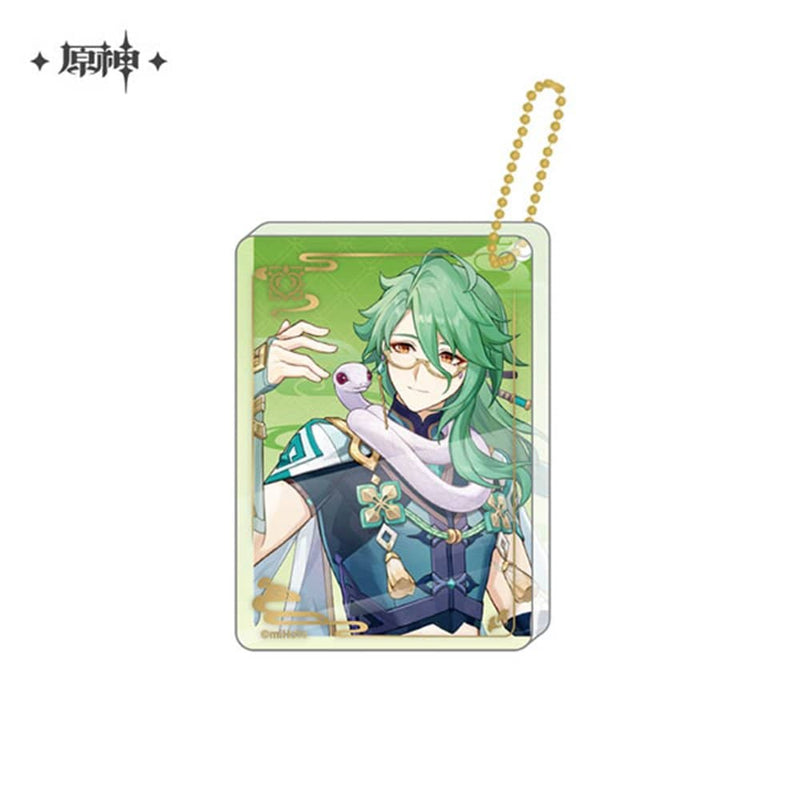 [New] Genshin Impact Character Standing Illustration Series Acrylic Block Strap Bai Zhu / miHoYo