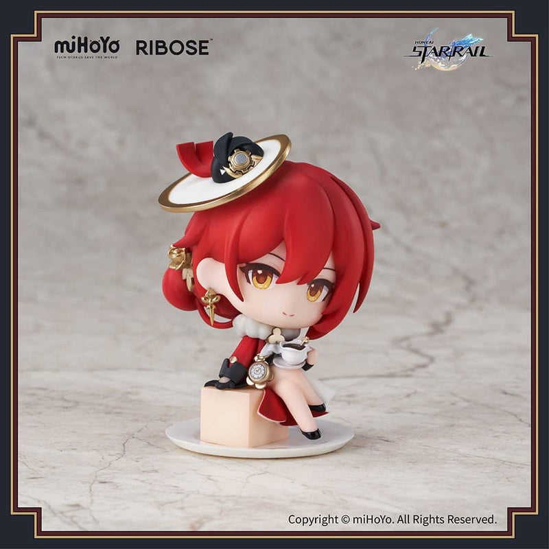 [New] RIBOSE Honkai: Star Rail Capsule Toy - Train Welcome Tea Party - Chibi Figure Himeko / miHoYo