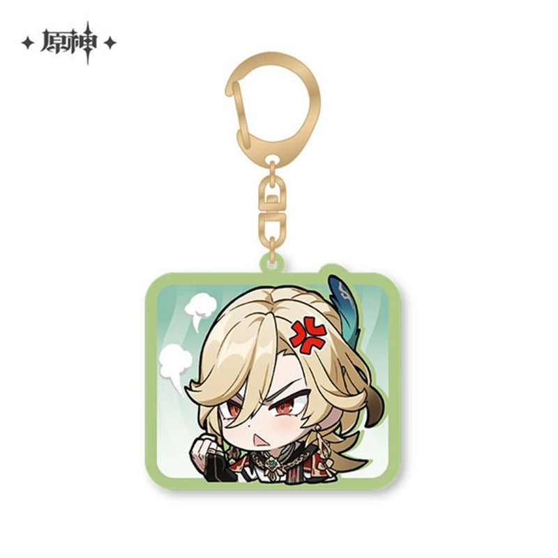 [New] Genshin Impact Deformed Stamp Series Acrylic Strap Kaede / miHoYo