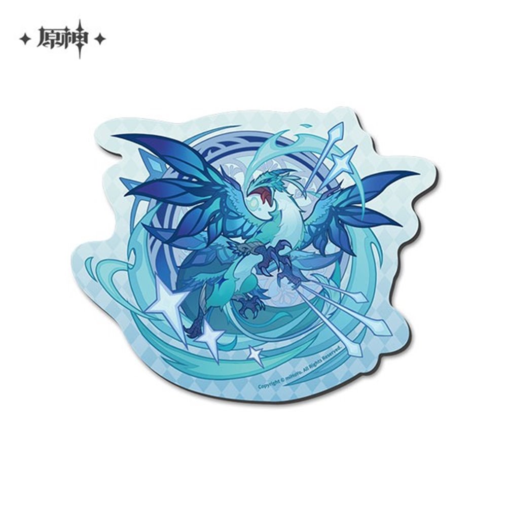 新品】原神 風花の呼吸シリーズ ダイカットラバーマット トワリン