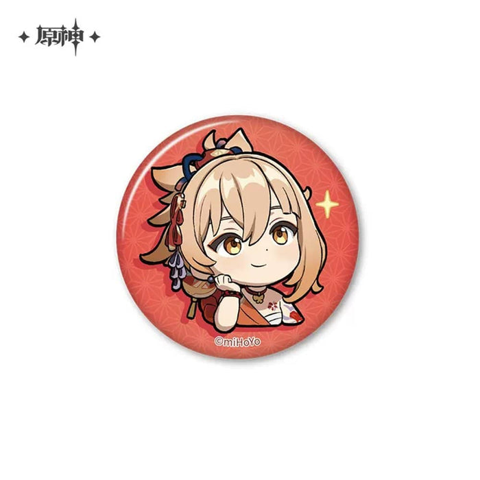 [Imported Item] Genshin Deformed Stamp Series Character Can Badge Yoimiya / miHoYo