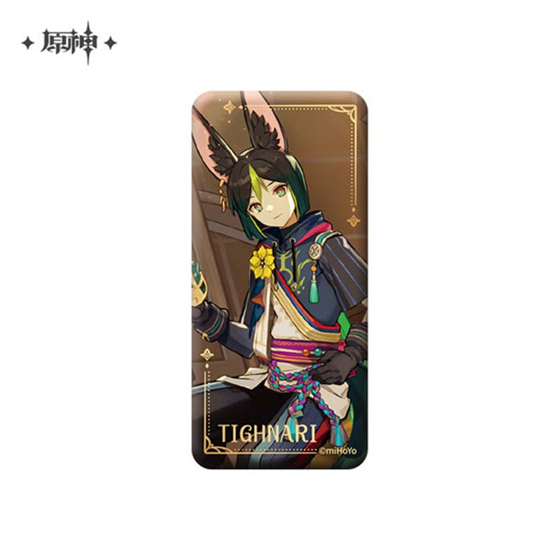 [New] Genshin Impact Celebration and Wisdom Series Square Can Badge Tighnari / miHoYo