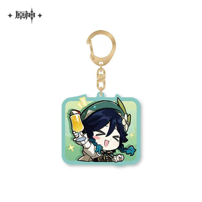 [Imported Item] Genshin Deformed Stamp Series Character Acrylic Strap Wenty / miHoYo