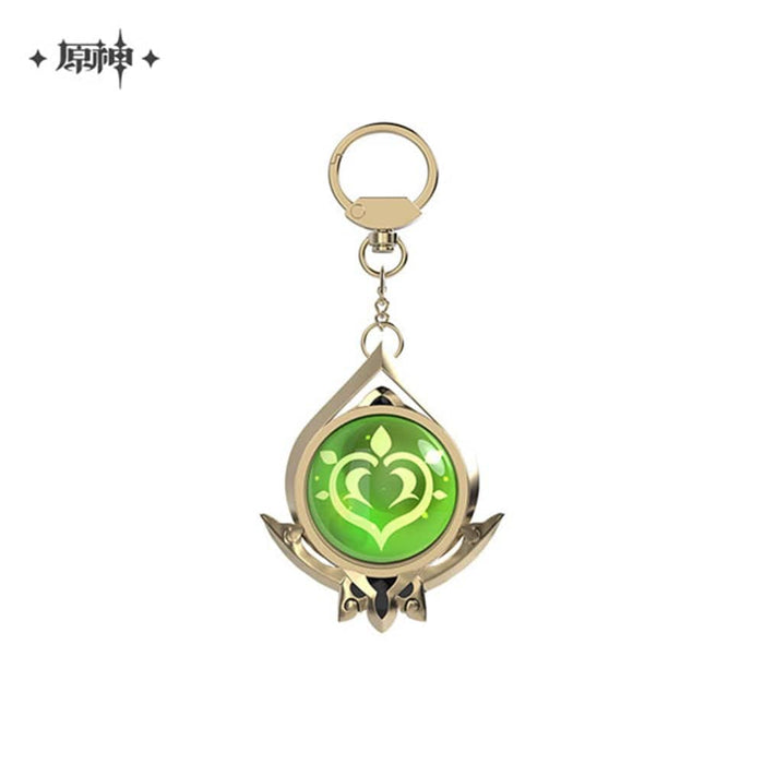 【輸入品】原神 2023カーニバルの再会シリーズ 神の眼差しアクリルストラップ スメール 草元素 / miHoYo