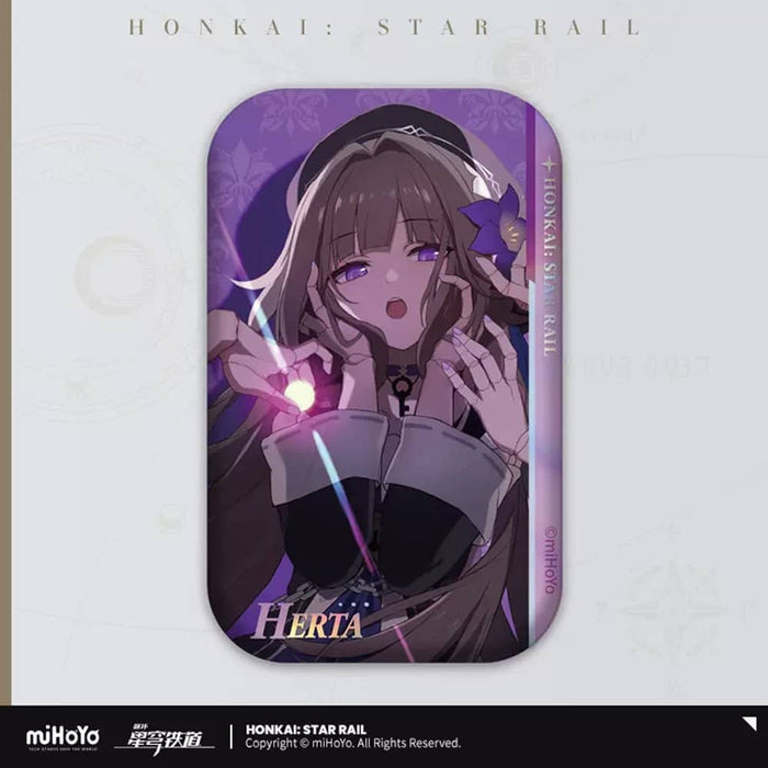 [Imported Goods] Collapse: Star Rail Departure Countdown Series Can Badge Herta / miHoYo