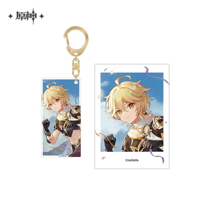 [Imported item] Genshin 2023 Carnival Reunion Series Character Acrylic Strap & Instax Style Card 1st Anniversary Sky / miHoYo
