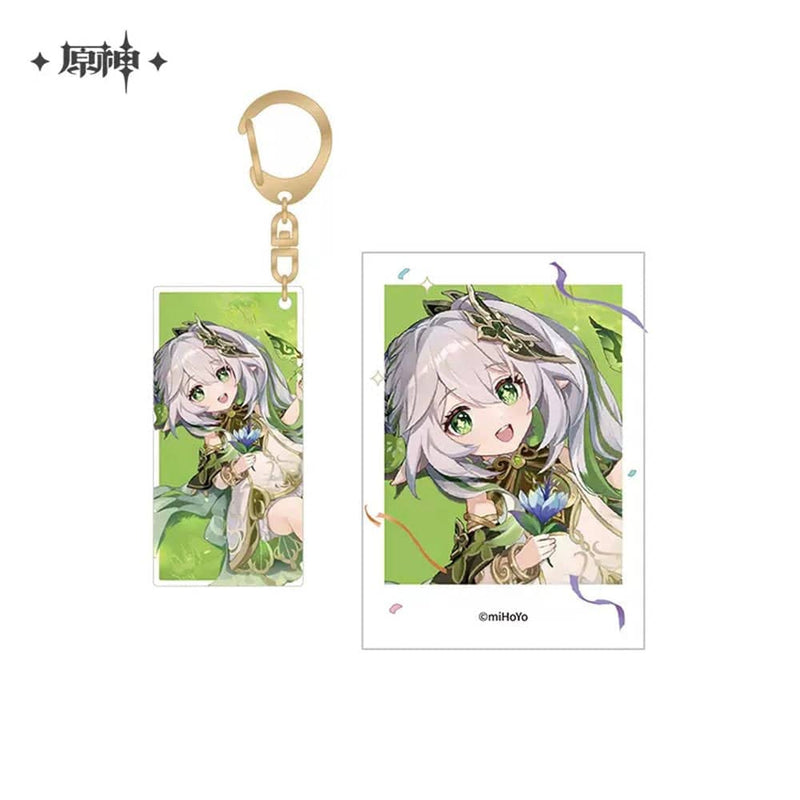 [New] Genshin Impact 2023 Carnival Reunion Series Character Acrylic Strap & Cheki-style Card 2nd Anniversary Nahida / miHoYo