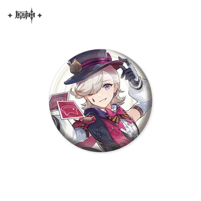 [Imported item] Genshin 2023 Game Art Exhibition Series Can Badge Line / miHoYo