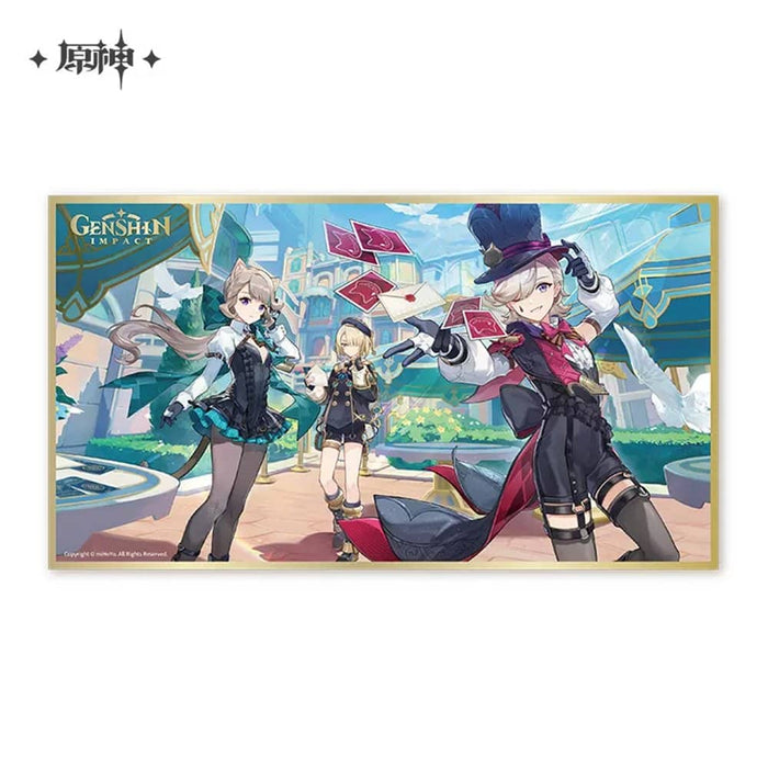 [Imported item] Genshin 2023 Game Art Exhibition Series Colored Paper / miHoYo