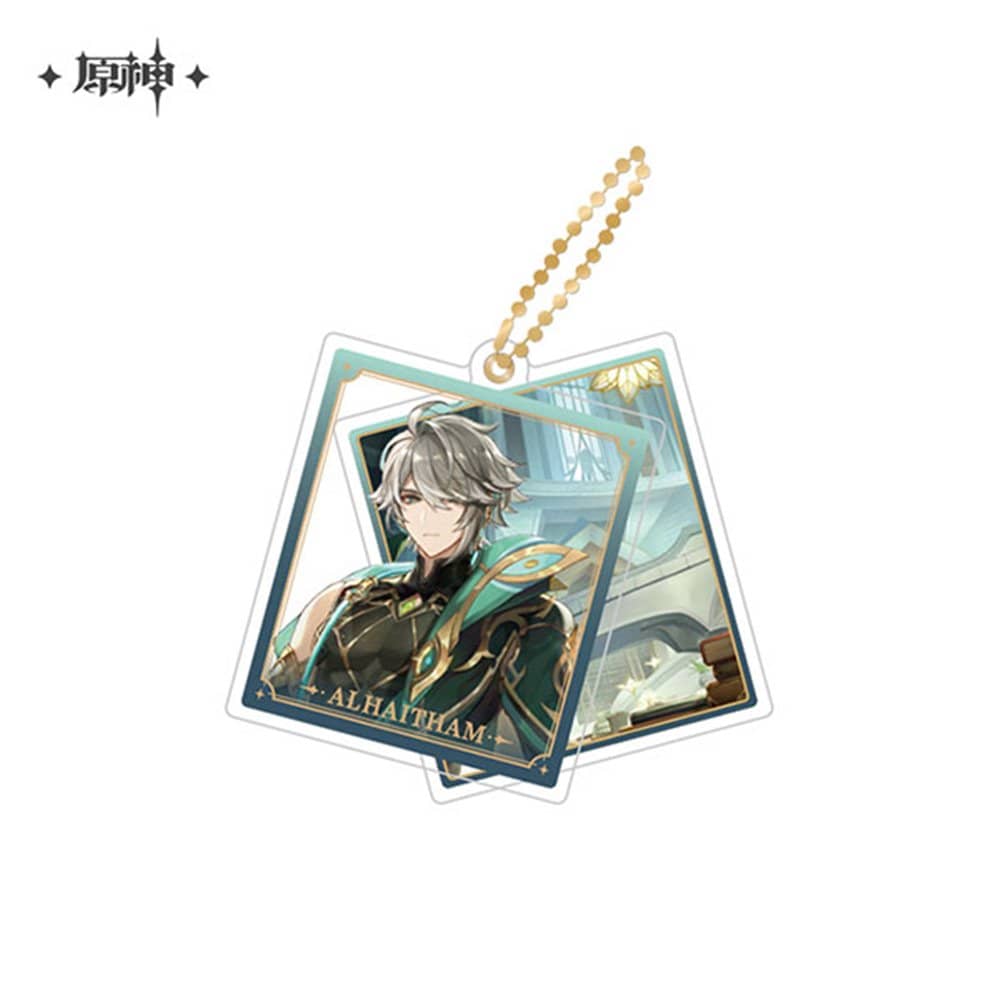 最安値 厨二 ＊ アクリルストラップ 新品】原神 キャラ2枚重ねアクリルストラップ アルハイゼン / miHoYo