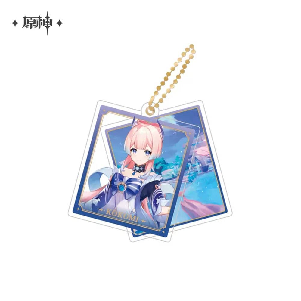 新品】原神 キャラ2枚重ねアクリルストラップ 珊瑚宮心海 / miHoYo