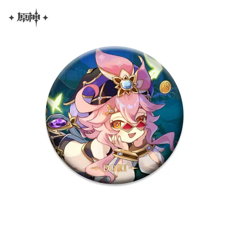 [New] Genshin Impact Character Can Badge Dori / miHoYo