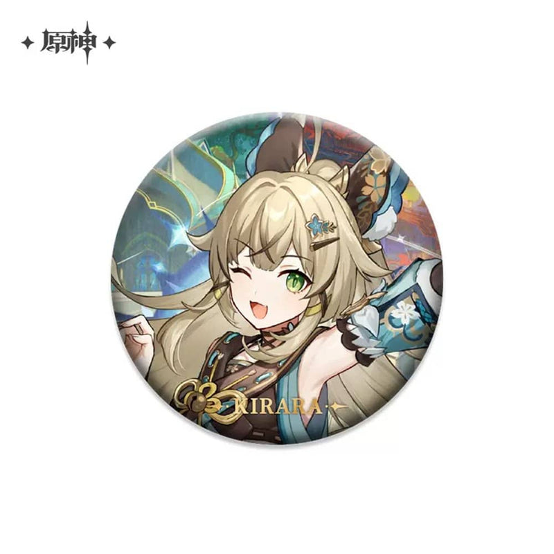[New] Genshin Impact Character Can Badge KiraKira / miHoYo