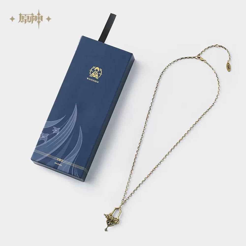 原神　放浪者　モチーフ　テーマイメージシリーズ ブローチ　ネックレス ミサンガ 新品】原神 キャライメージアパレルシリーズ 放浪者 ネックレス