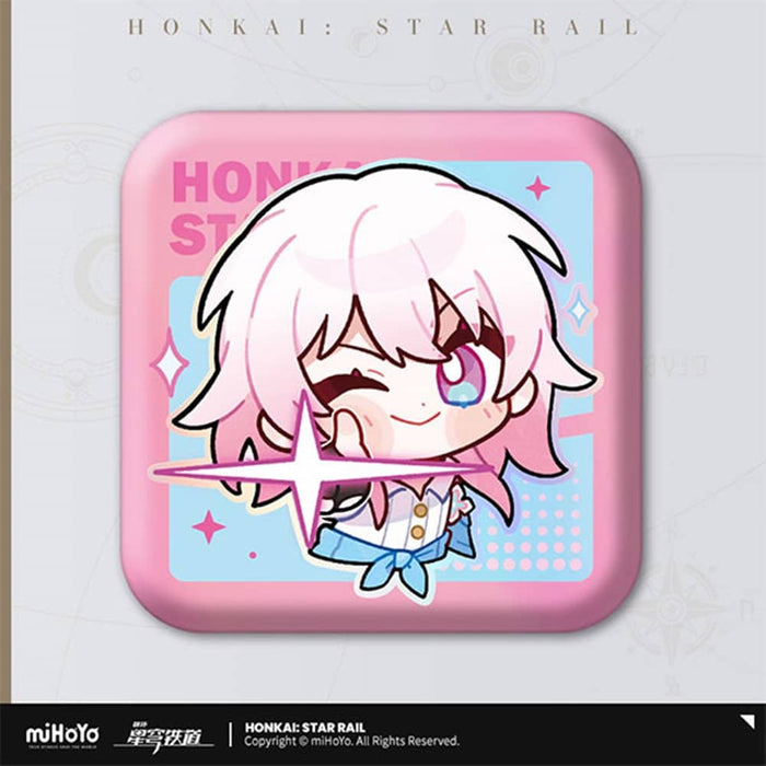 [Imported Item] Collapse: Star Rail Pam's Exhibition Hall Series Square Can Badge Is It March / miHoYo