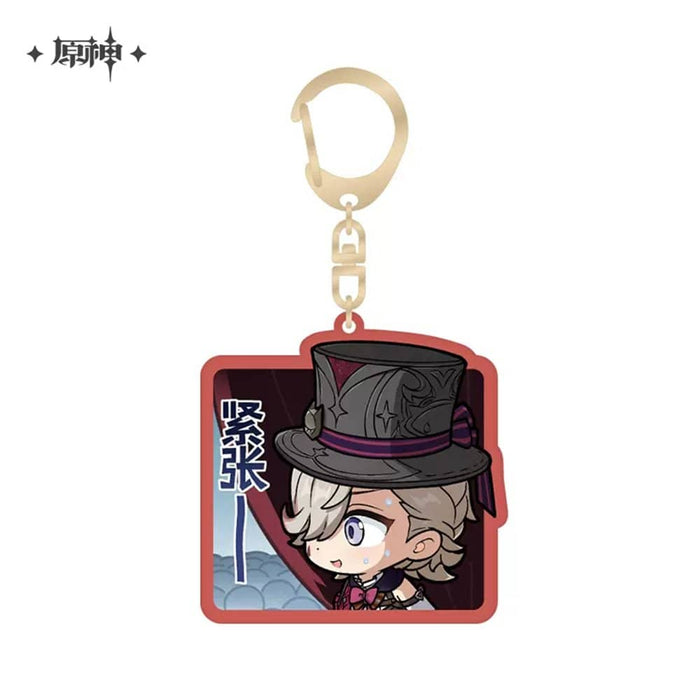 [Imported Item] Genshin Deformed Stamp Series Character Acrylic Strap Fontaine Court Line / miHoYo