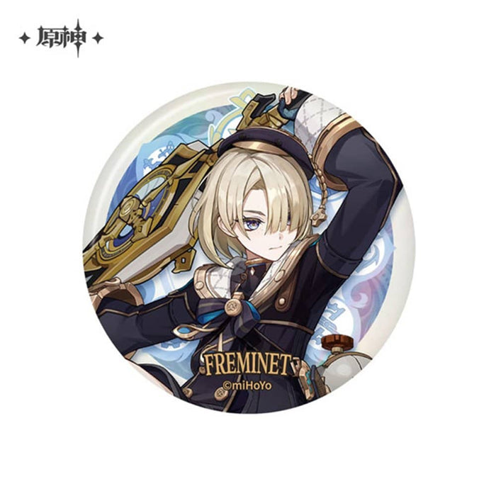 [Imported Item] Genshin Fontaine Court Series Character Can Badge Fremine / miHoYo