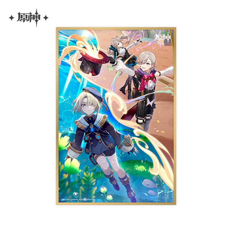 [New] Genshin Impact Character Art Card Like the Misty Drizzle Fading Away / miHoYo