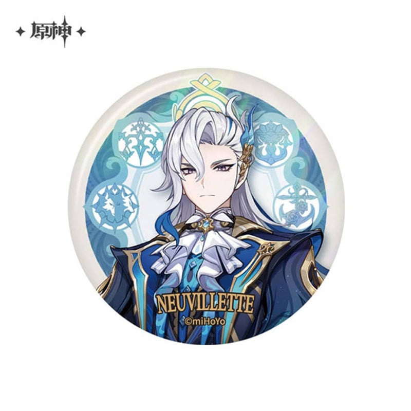 [New] Genshin Impact Fontaine Court Series Character Can Badge Nuvirette / miHoYo