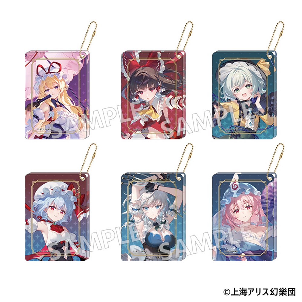 新品】東方Project トレーディングアクリルキーホルダー 1BOX(6枚入り