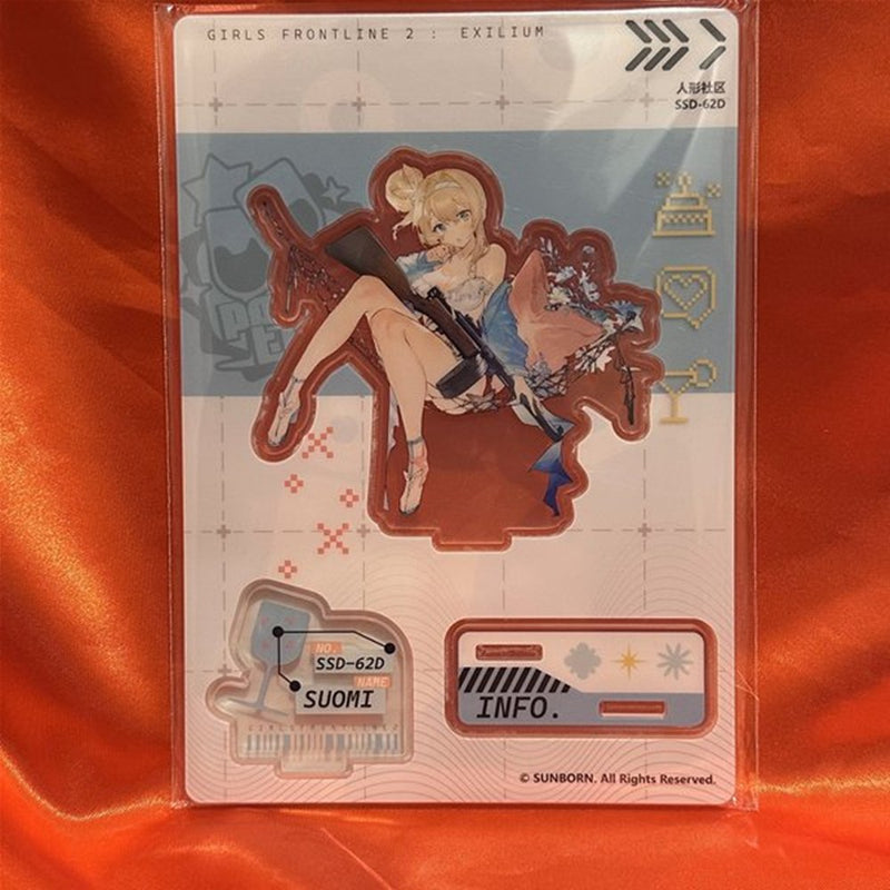 【新品】ドールズフロントライン2 Maidjumpコラボカフェ 立ち絵アクリルスタンド スオミ / MaidJump