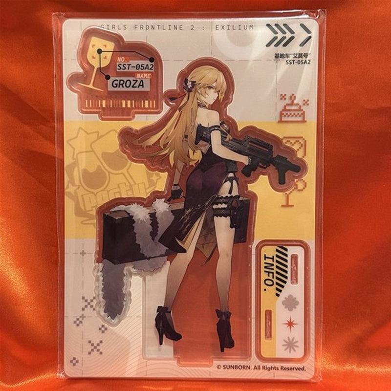 【新品】ドールズフロントライン2 Maidjumpコラボカフェ 立ち絵アクリルスタンド グローザ / MaidJump