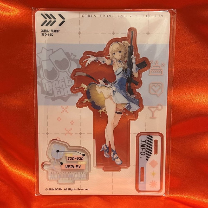 【新品】ドールズフロントライン2 Maidjumpコラボカフェ 立ち絵アクリルスタンド ヴェプリー / MaidJump