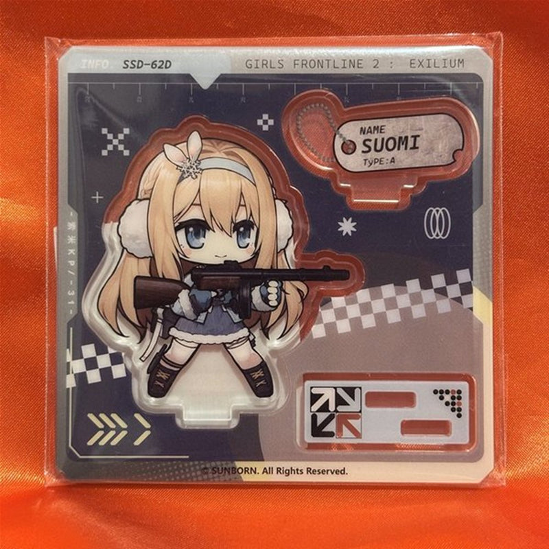 【新品】ドールズフロントライン2 Maidjumpコラボカフェ デフォルメアクリルスタンド スオミ / MaidJump
