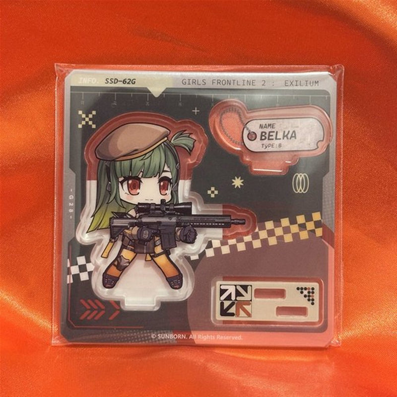 【新品】ドールズフロントライン2 Maidjumpコラボカフェ デフォルメアクリルスタンド ビヨーカ / MaidJump