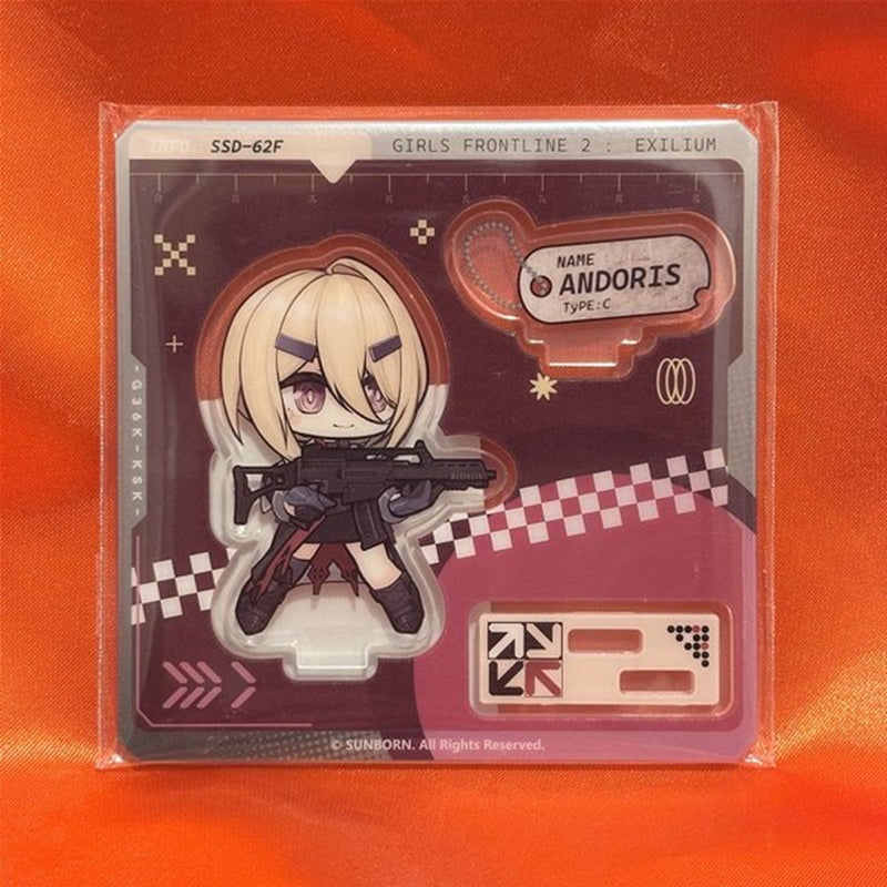 【新品】ドールズフロントライン2 Maidjumpコラボカフェ デフォルメアクリルスタンド アンドリス / MaidJump