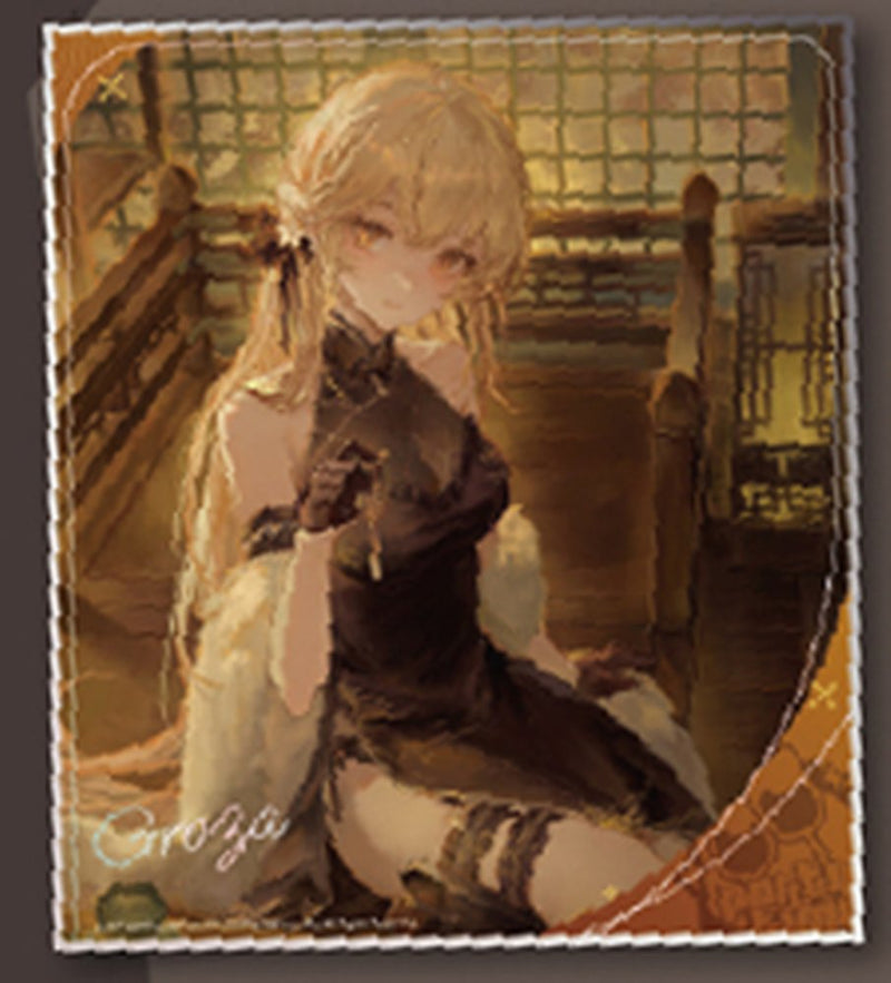 【新品】ドールズフロントライン2 Maidjumpコラボカフェ BIGサイズ色紙 グローザ / MaidJump