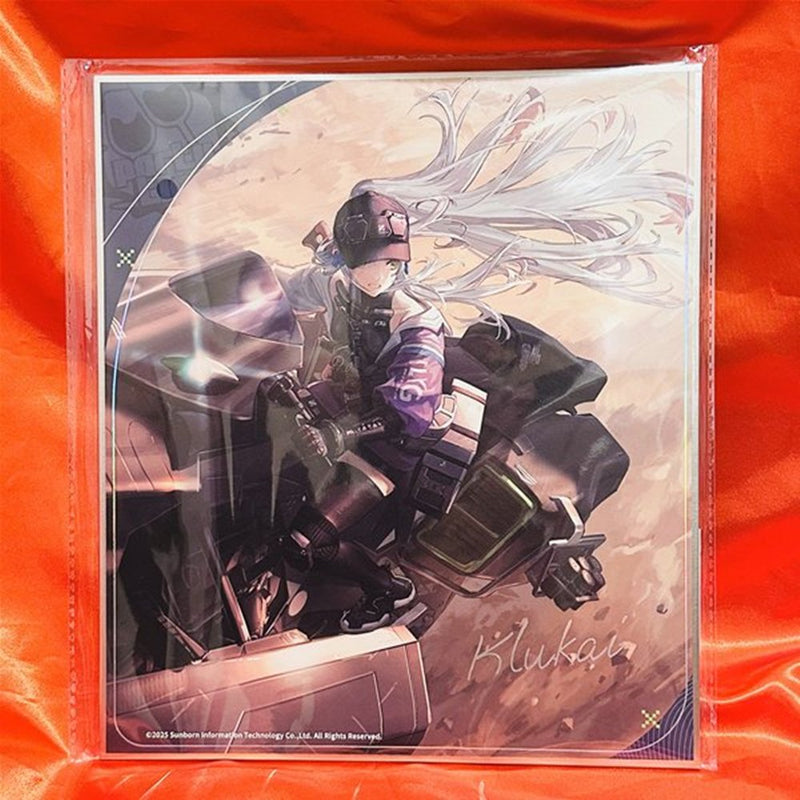 【新品】ドールズフロントライン2 Maidjumpコラボカフェ BIGサイズ色紙 クルカイ / MaidJump