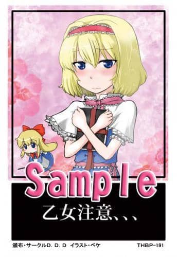 [New Product] Touhou Kouhou Fuda THBP-191 Maiden Warning / D.D.D