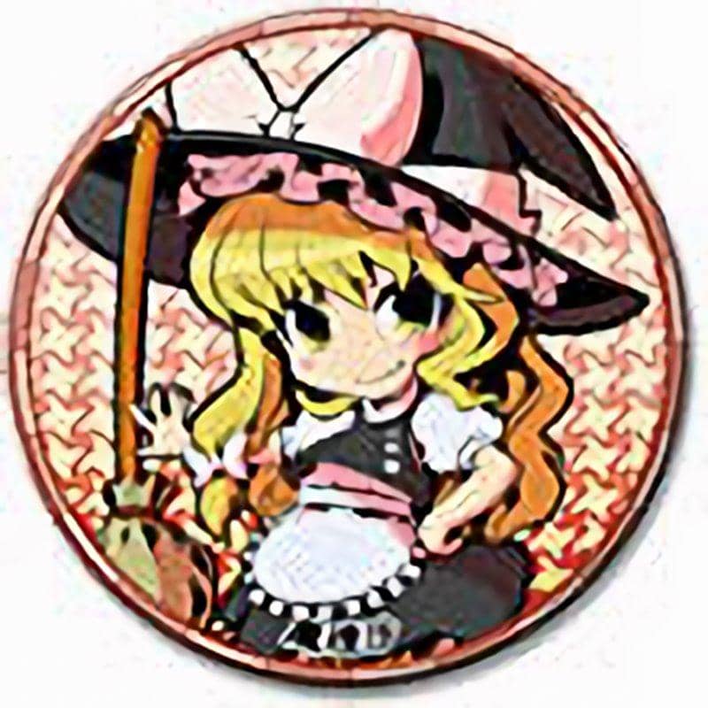 [New Product] Touhou Project Can Badge (32mm) Marisa Kirisame / D-east
