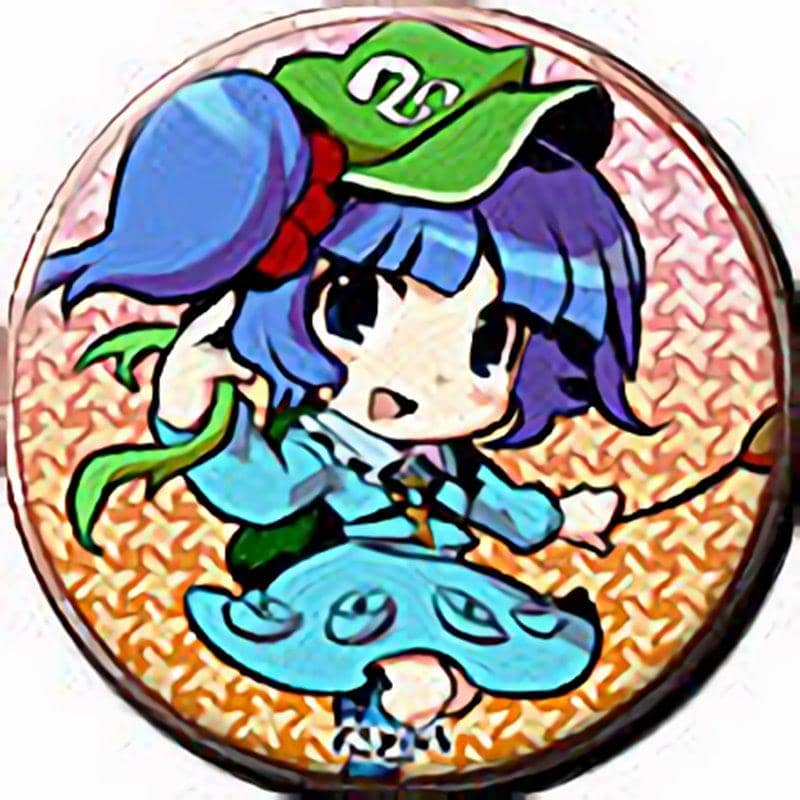 [New] Touhou Project Can Batch (32mm) Nitori Kawashiro / D-east