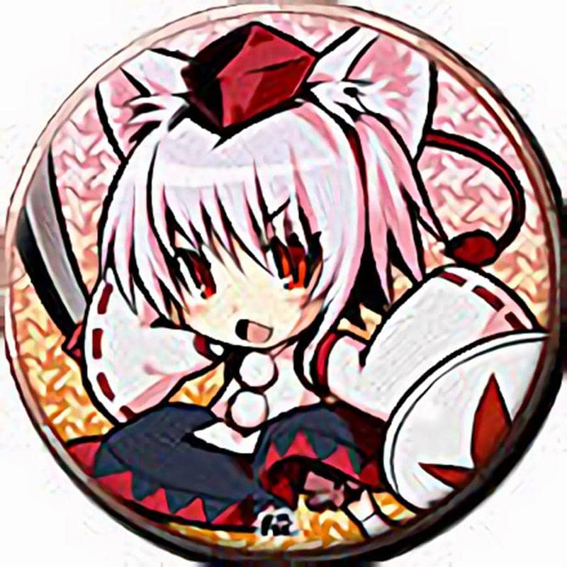 [New] Touhou Project Can Batch (32mm) Inubashiri Kabuki / D-east