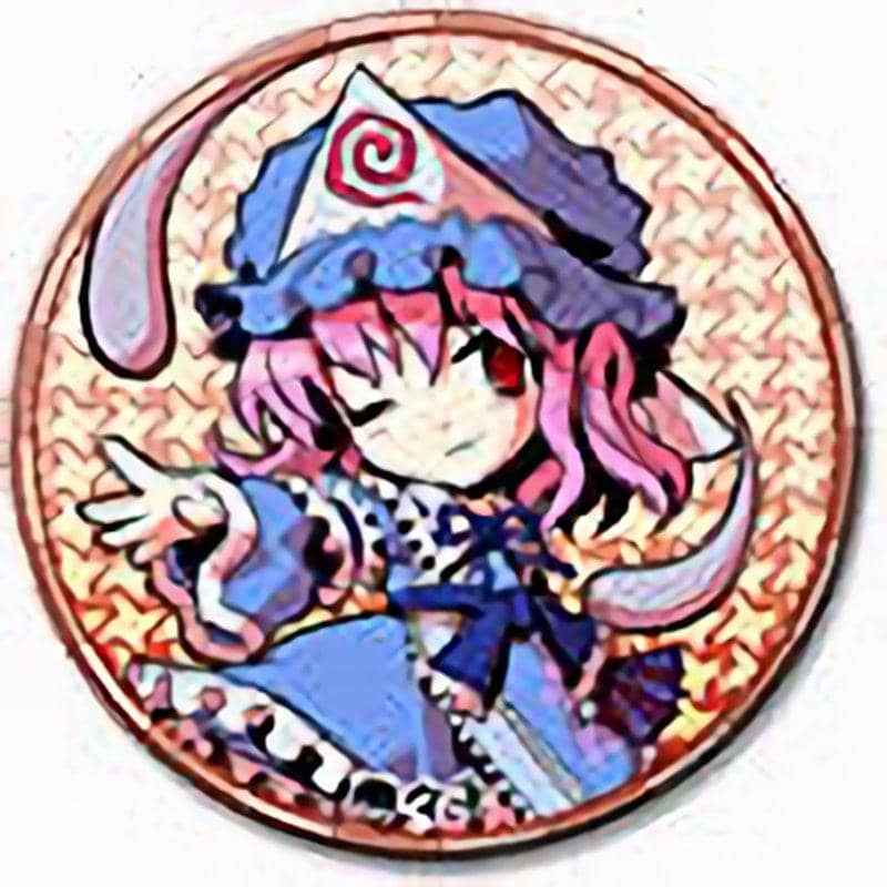 【新品】東方プロジェクトストラップ（32mm)西行寺 幽々子／ D-east