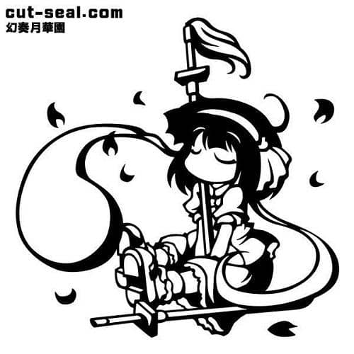 [新商品]角色表（中）妖梦金白（黑）/幻想月花园