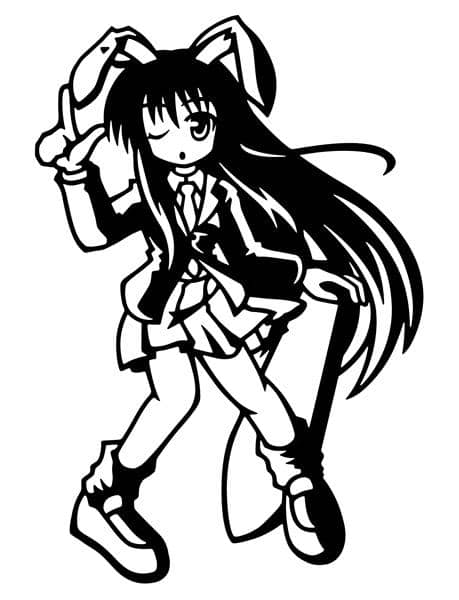 【新品】キャラクターシート(中) 鈴仙・優曇華院・イナバ （黒） / 幻奏月華園 発売日：2013-08-11