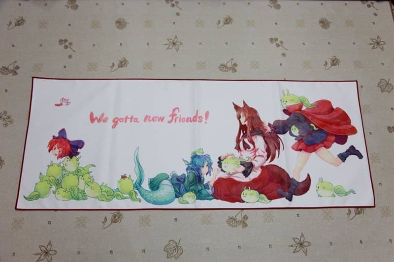 【新品】超細纖維毛巾 すくすく輝針城（插圖：てらじん）/ ぬこでっぽう 發售日：2014年06月02日