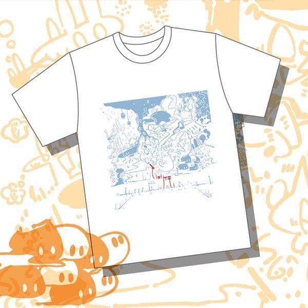 【新品】モノ＝ノケモノ　もののけいっぱいTシャツ M / みかん汁ふりかけ 発売日:2016-08-14