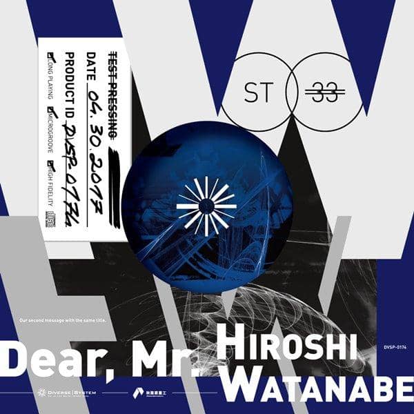 【新品】Dear,Mr.HIROSHI WATANABE / Diverse System 入荷予定:2017年04月頃