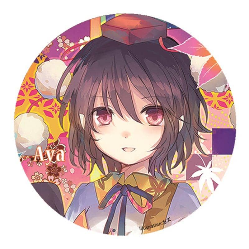 【新品】すなめりドリル缶バッジ(作画・KAZU) 射命丸 / すなめりドリル 発売日:2018年04月12日