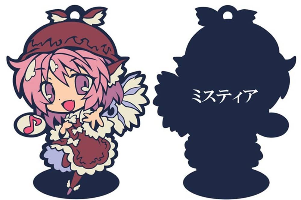 [New] Touhou Rubber Keychain Mystia Ver3 / Cosplay Cafe Girls Release Date: Around August 2018