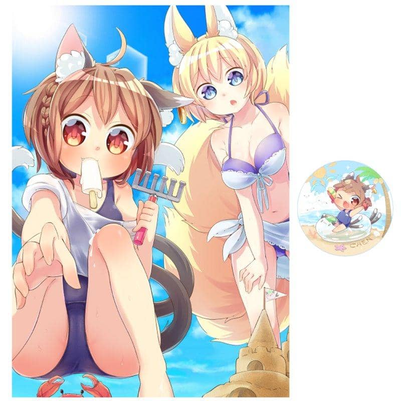 [New] Indigo Orange Clear Poster & Can Batch / Cheerful Hikiwari Tofu Release Date: August 11, 2017