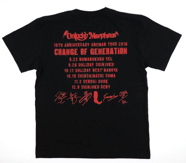 【新品】CHANGE OF GENERATION Tour Tシャツ S / Unlucky Morpheus 発売日:2018年12月頃 —  アキバホビー/AKIBA-HOBBY