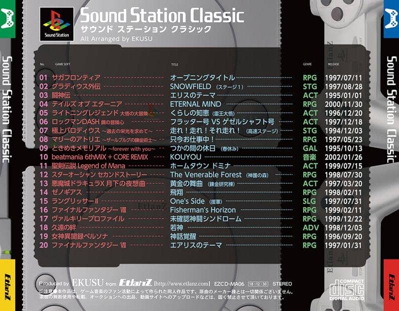 [New] Sound Station Classic / EtlanZ Release Date: Around December 2018